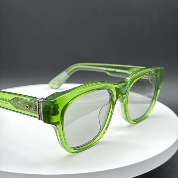 Chrome Hearts Sunglasses MIDIXATHRILL II Green/Silver. (H-14) - Picture 1 of 15